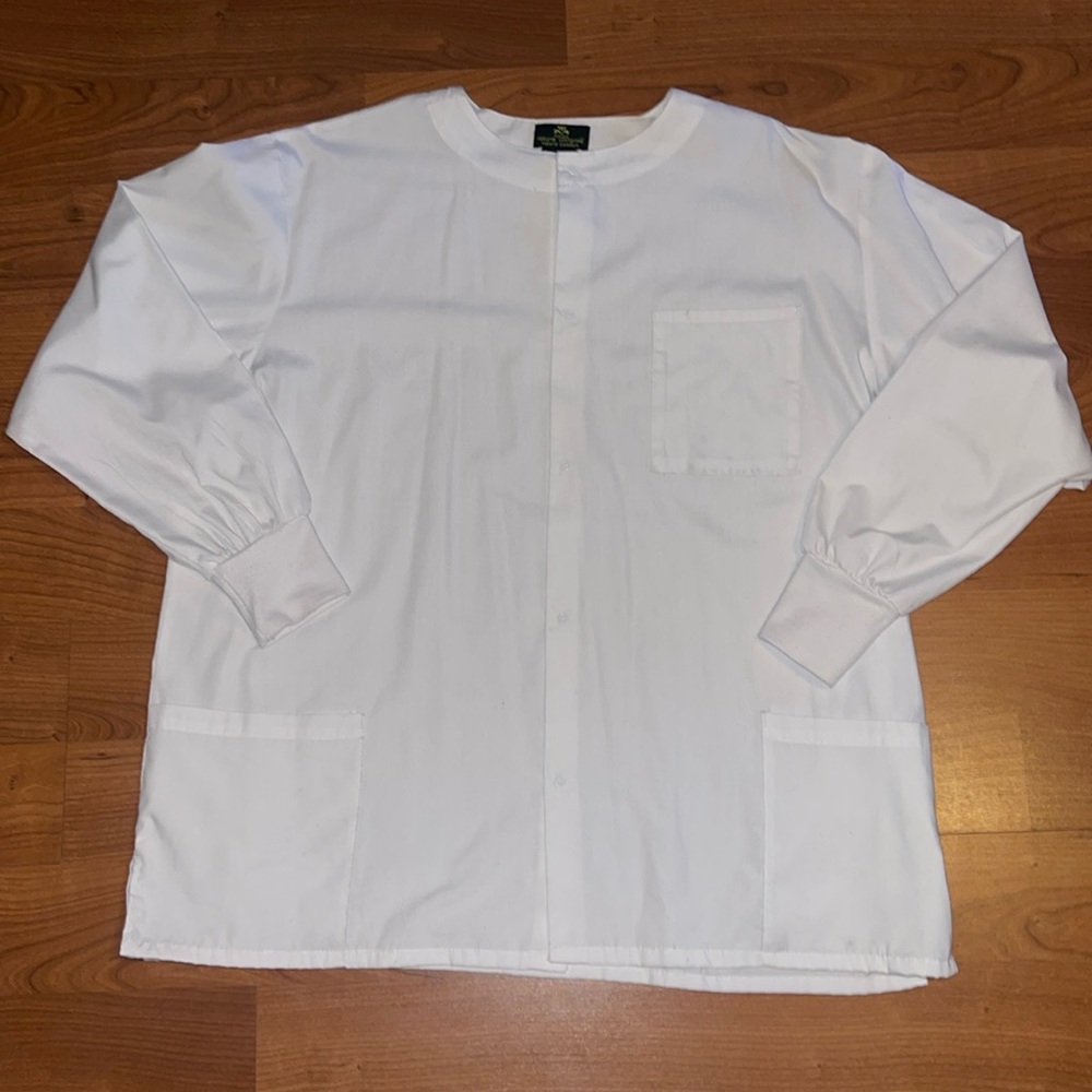 White Scrub Jacket